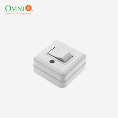 Omni by Winland Surface Mounted Convenience Switch / Electrical Switch 10A/250v~ WSS-003