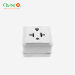 Omni Surface Single Convenience Outlet & Surface Single Tandem Outlet 10A 250V~