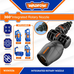 Wadfow  360° Integrated Rotary Nozzle Suitable for High Pressure Washer WXN1536 WAD-HT