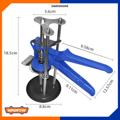 Wadfow 70Kg Tile Adjuster Material Steel Tile Leveler/Tile Regulator 8mmx100mm WXZ7003 (WHT)