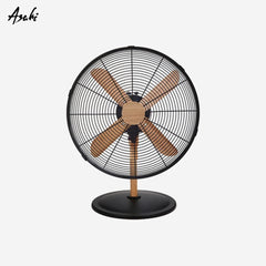 Asahi Desk Fan | Electric Fan | Wooden Retro Fan 16" XF 6004