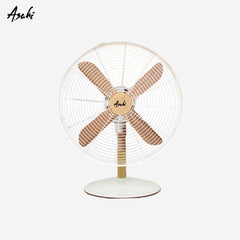 Asahi Desk Fan | Electric Fan | Wooden Retro Fan 16" XF 6004