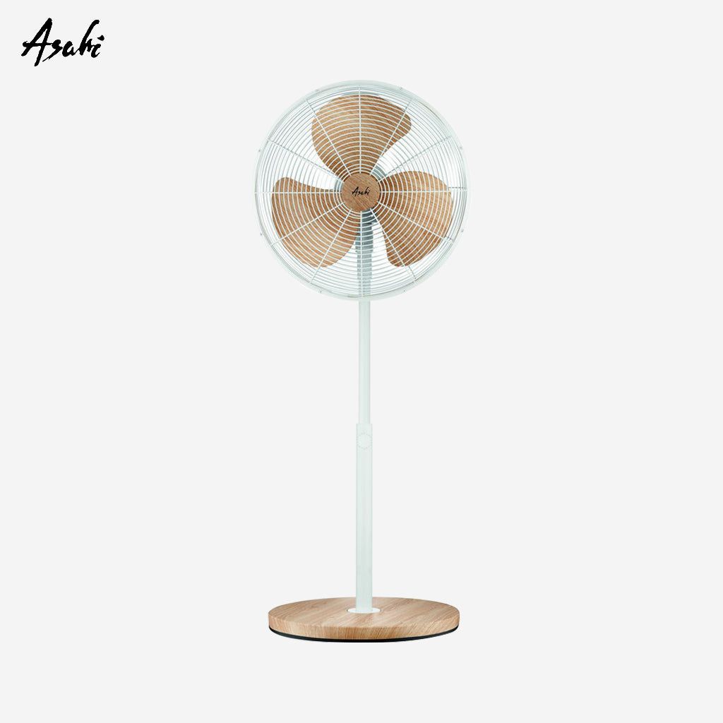 Asahi Retro Wooden Stand Fan 16" | Electric Fan XF 6081