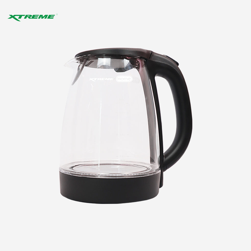 Xtreme 1.7L Glass Electric Kettle | Water Heater XH-KTGL17