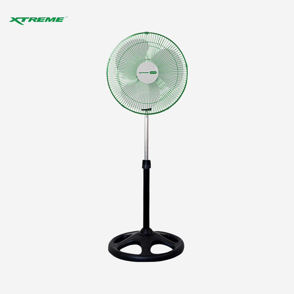 Xtreme HOME 16-inches Stand Fan 3-Speed Levels Oscillation Function (White Blade)