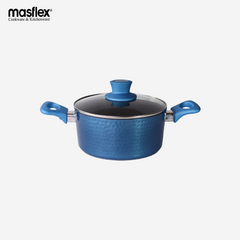 Masflex 3-Layer Non Stick Induction Casserole 24cm Heavy Gauge Aluminum ZC-85