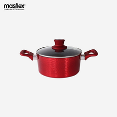 Masflex 3-Layer Non Stick Induction Casserole 24cm Heavy Gauge Aluminum ZC-85