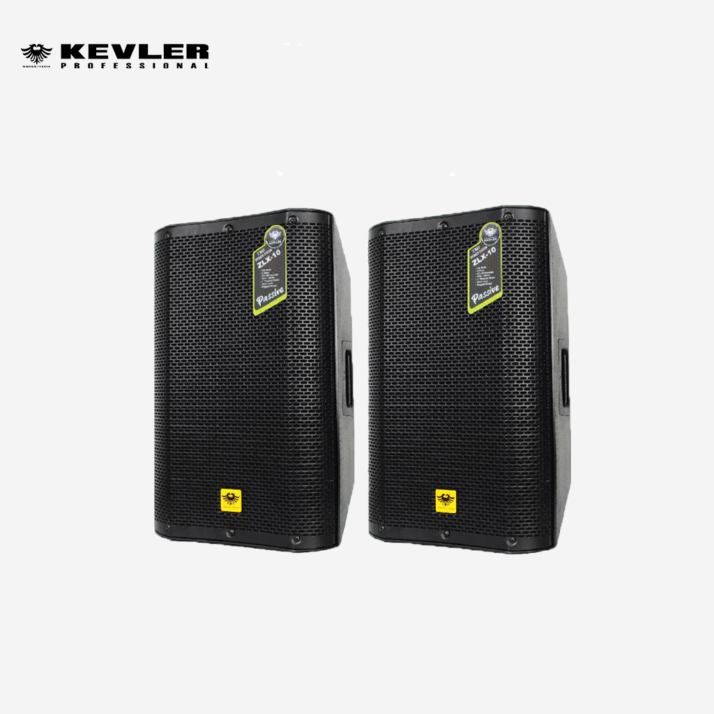 Kevler 2pc ZLX-10 350W 10 Inches 2 Way Full Range Passive Speaker System