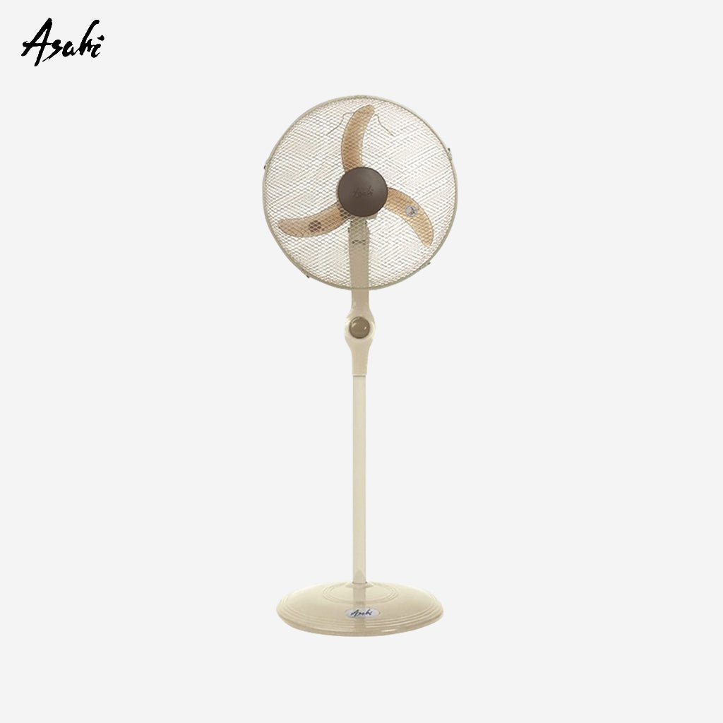 Asahi 16 Inch Wooden Stand Fan Children Safe Electric Fan BG - 6026 - Winland Depot