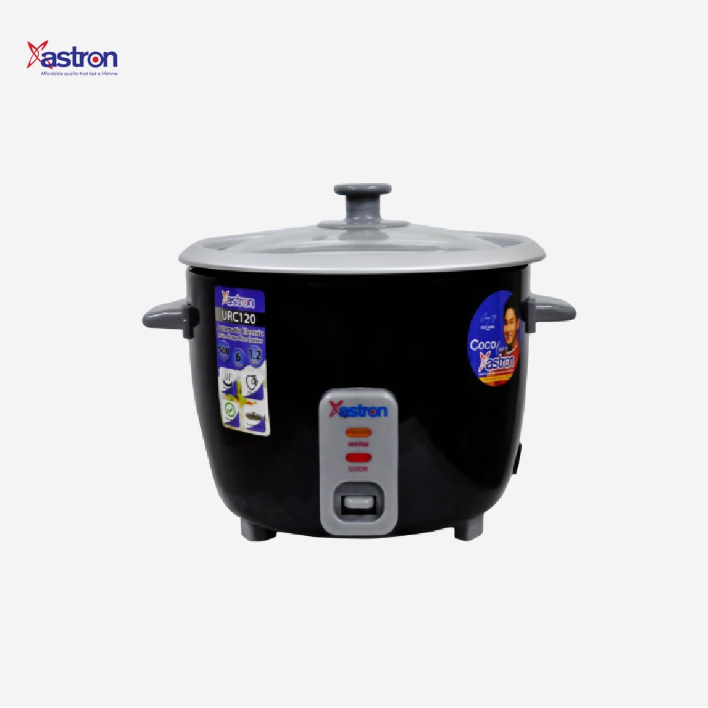 Astron Automatic Electric Drum Shape Rice Cooker 1.2L | 6 Cups 500W URC - 120 - Winland Depot