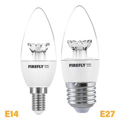 Firefly by Winland Non A-Bulbs LED Candle Clear (3W-5W / 100-240V) Warm White/Daylight