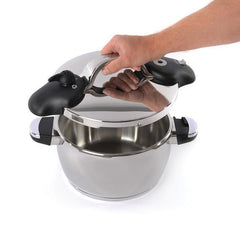 Berghoff 6 Liter 18/10 Stainless Steel Induction Pressure Cooker - Winland Depot