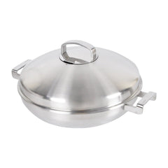 Berghoff Cov Wok 28cm 5 - Ply Neo with steamer basket and lid - Winland Depot