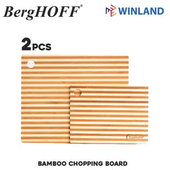 Berghoff Premium EarthChef 2 Pieces Bamboo Prep Chopping Board - Winland Depot