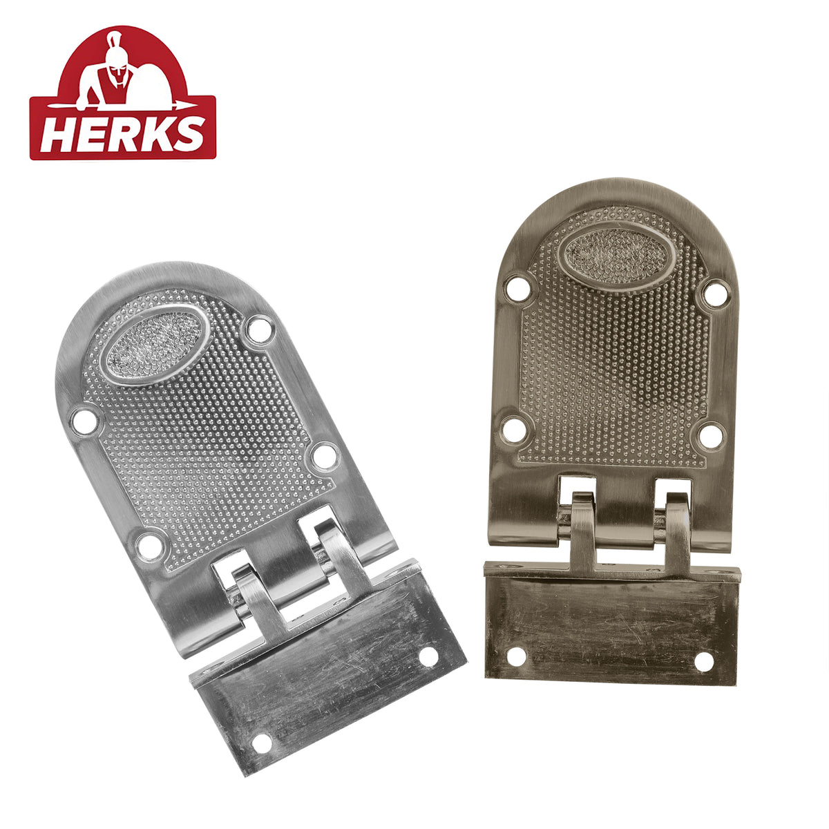 HERKS by Winland Chrome Plated / Antique Brass Jimmy Proof Deadlock Single & Double Cylinder