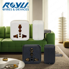 Royu by Winland International Outlet + Flat Pin Outlet Adapter (250V / 10A) REDPL206