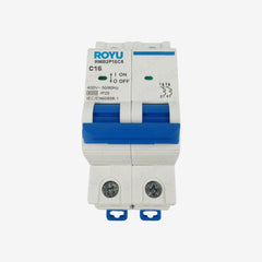 Royu by Winland Miniature Circuit Breaker 2Pole(DIN Rail Type)10A,16A,20A,32A,40A,50A,63A  4.5KA/6KA