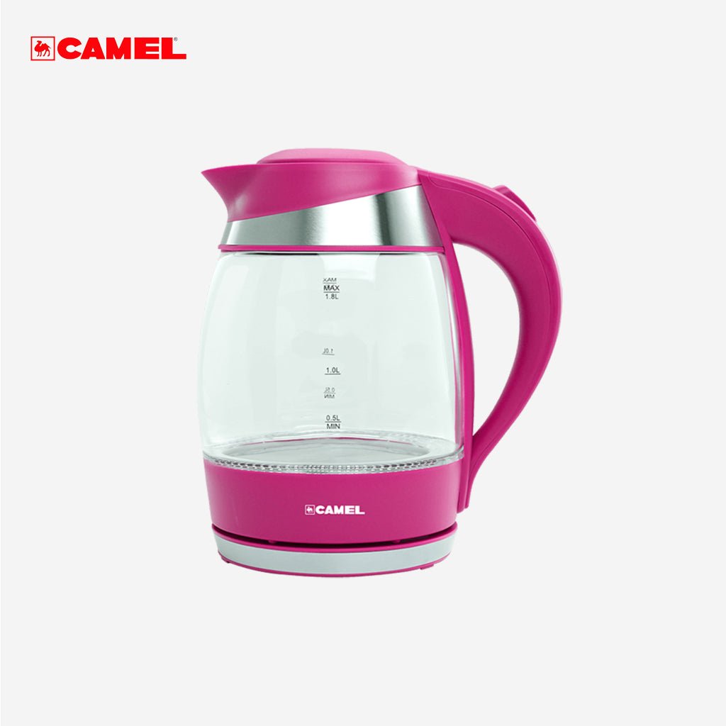 Camel Electric Kettle 1.8L CK - 1810G(PNK) - Winland Depot