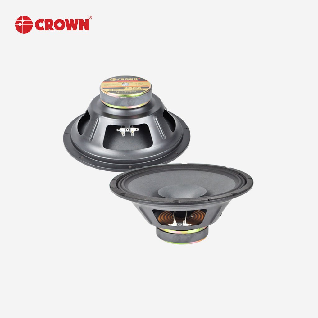 Crown 12inches Professional Instrumental Speaker / 100 - 200watts / 8ohms PA - 1220 (1)piece - Winland Depot