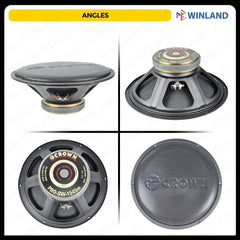 Crown 15" Subwoofer Speaker 450W PRO - SW - 1545M (1)piece per order - Winland Depot