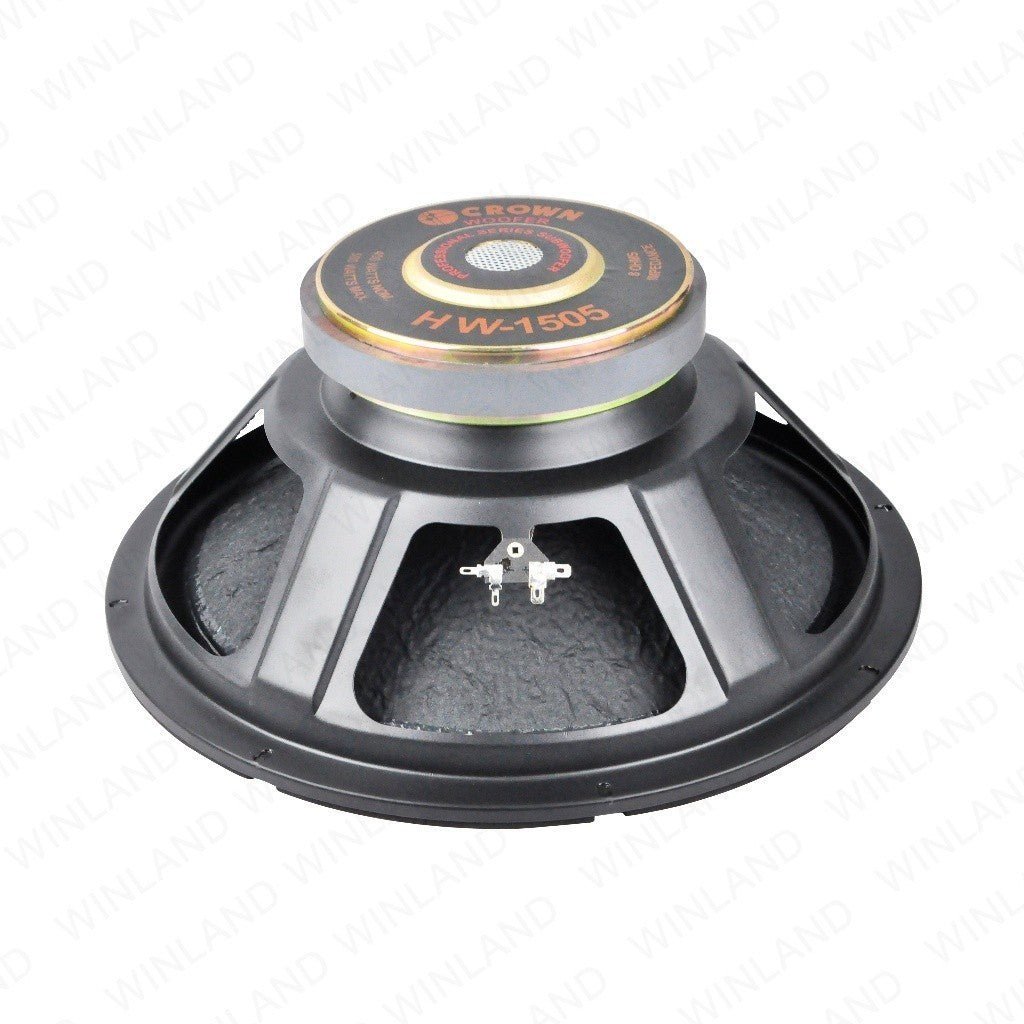 Crown 15inches Professional Woofer Speaker / 400 - 500watts / 8ohms HW - 1505 (1)piece - Winland Depot