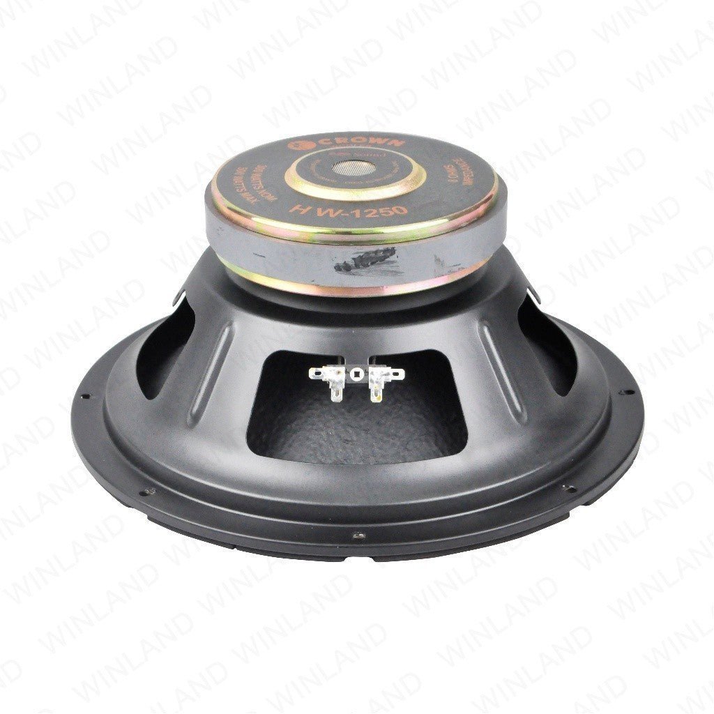 Crown 1pc 12 Inches Professional Woofer Speaker / 300 - 500watts / 8ohms HW - 1250 - Winland Depot