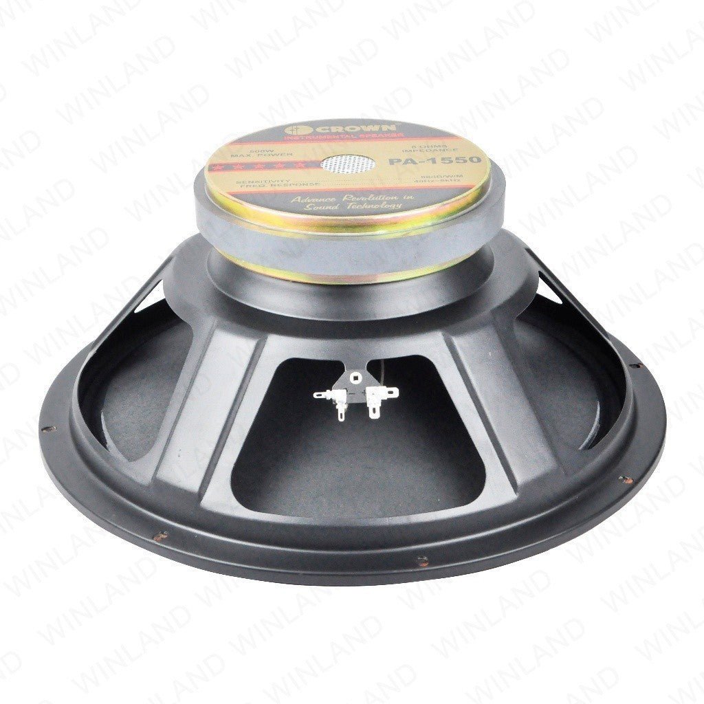 Crown 1pc 15 Inches Instrumental Speaker Audio 500W | 8 Ohms PA - 1550 - Winland Depot