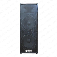 Crown 1pc 2 - way Full Range Instrumental Speaker System 15” Woofer x 2 + Tweeter - Winland Depot