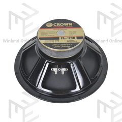 Crown 1pc Instrumental Speaker 12 Inch 300 Watts Sound Audio PA - 1230 - Winland Depot