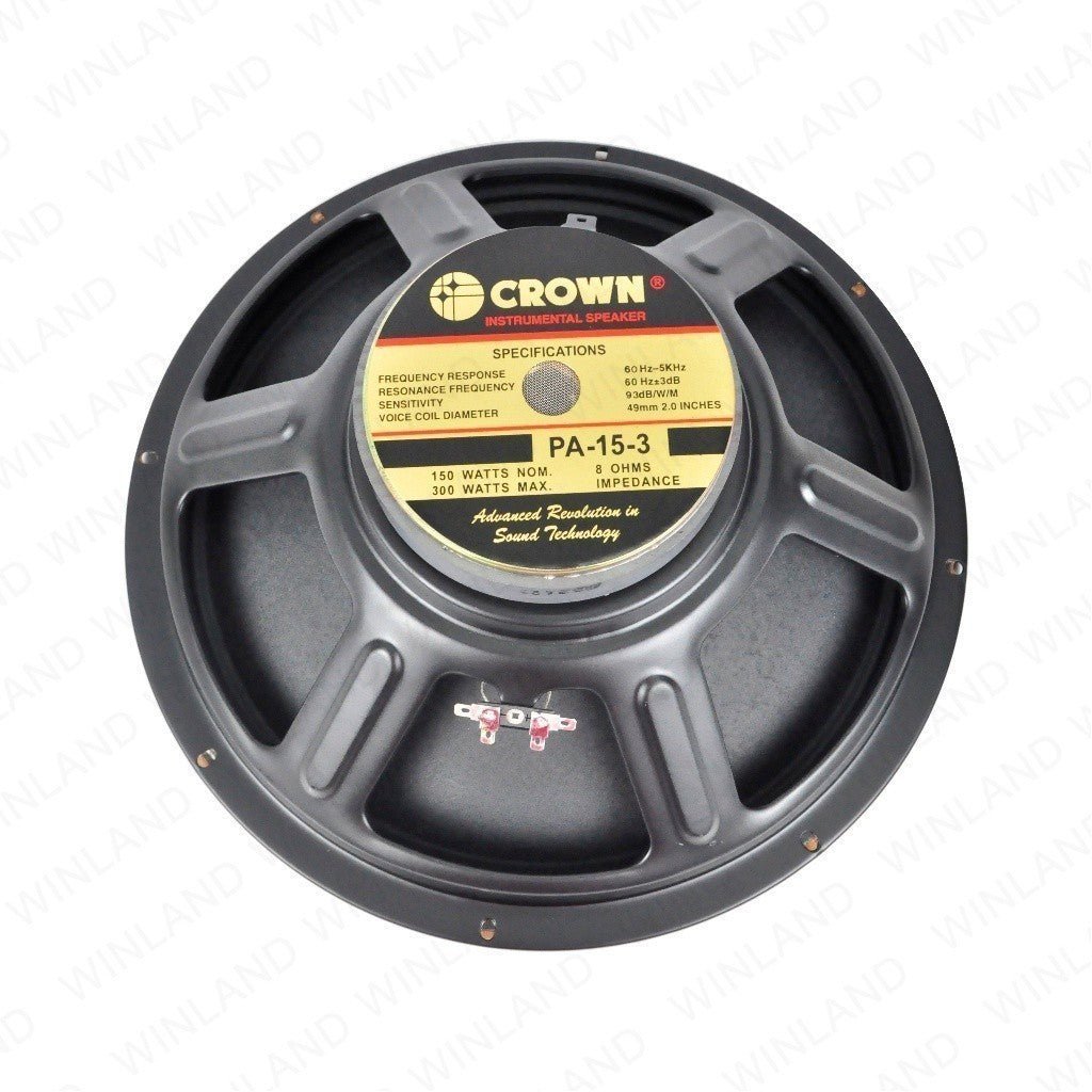 Crown 1pc Instrumental Speaker 15inch 300watts Audio Sound PA - 15 - 3 - Winland Depot