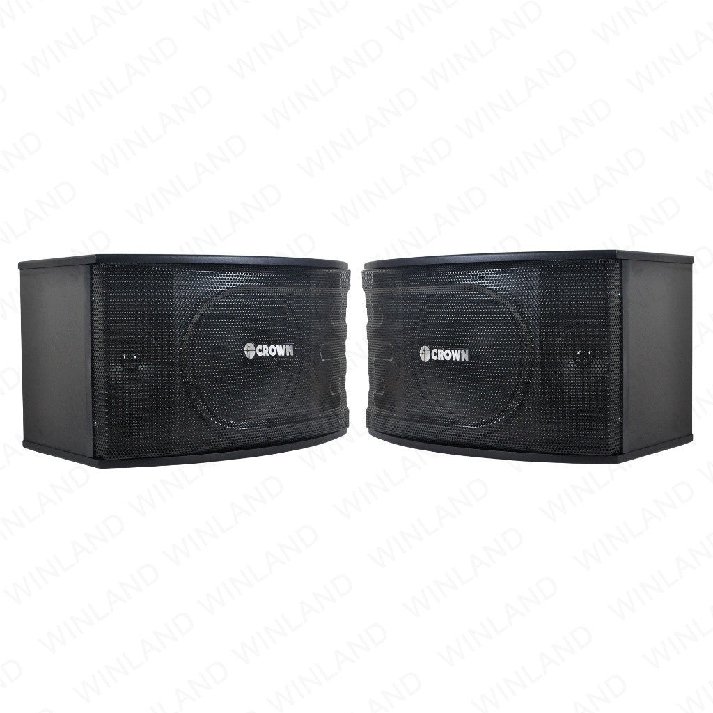 Crown 2 Pcs 3 - Way Karaoke & Home Theater Speaker System 750Watts BF - 1288 - Winland Depot