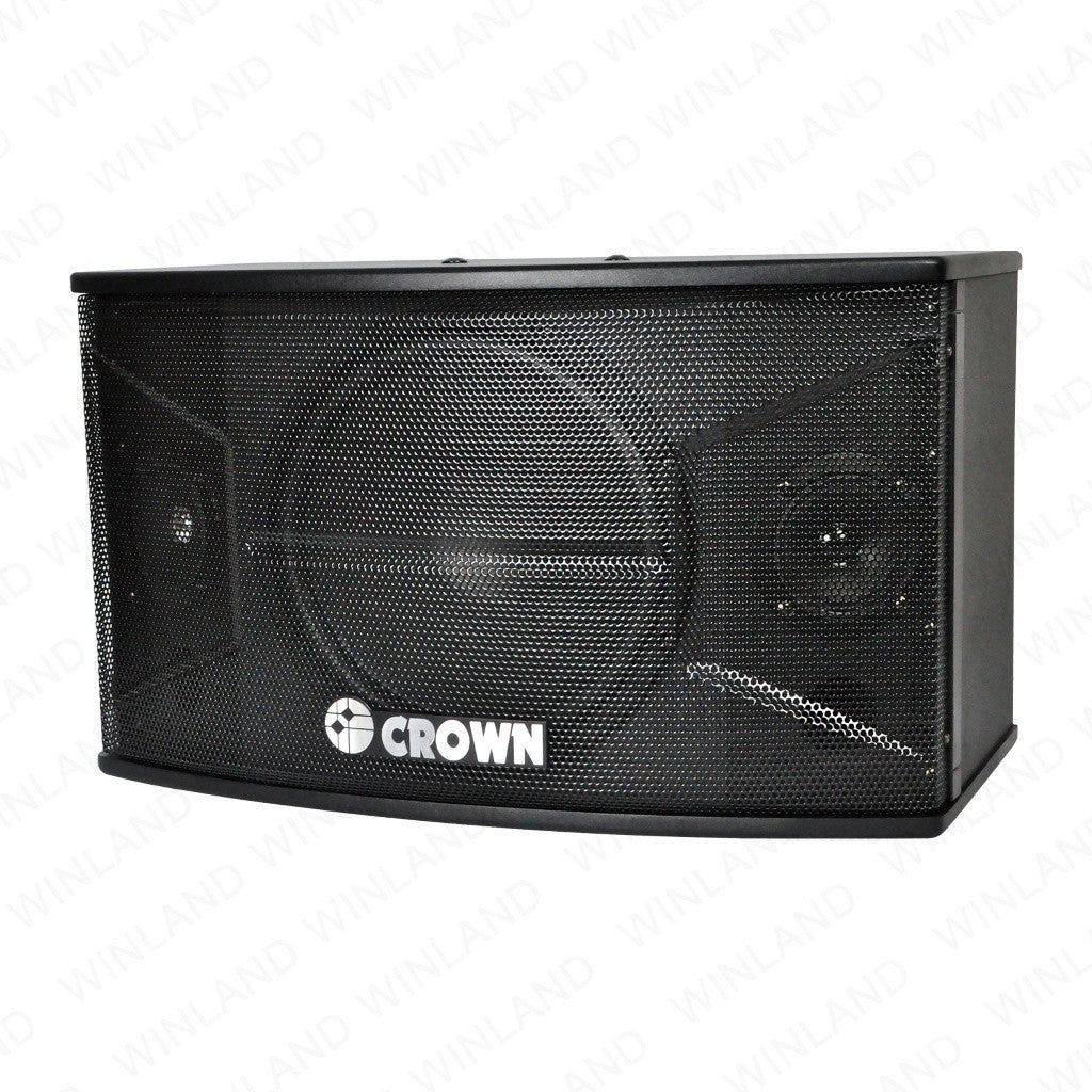 Crown 3 - Way Dual 10inch Karaoke Amplifier with Baffle Speaker BFA - 10 (1SET) - Winland Depot