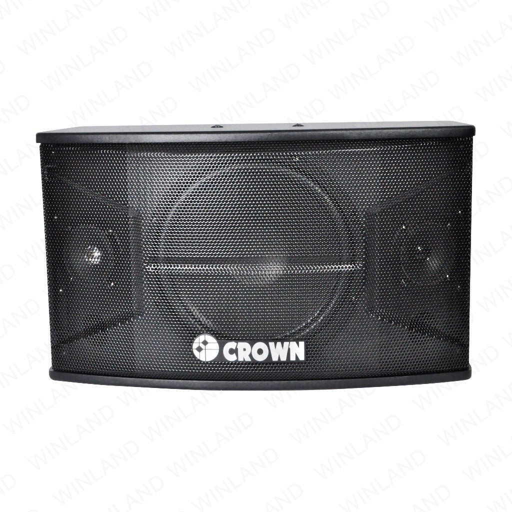 Crown 3 - Way Dual 10inch Karaoke Amplifier with Baffle Speaker BFA - 10 (1SET) - Winland Depot