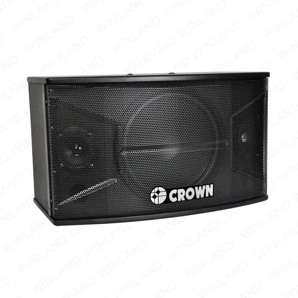 Crown 3 - Way Dual 10inch Karaoke Amplifier with Baffle Speaker BFA - 10 (1SET) - Winland Depot