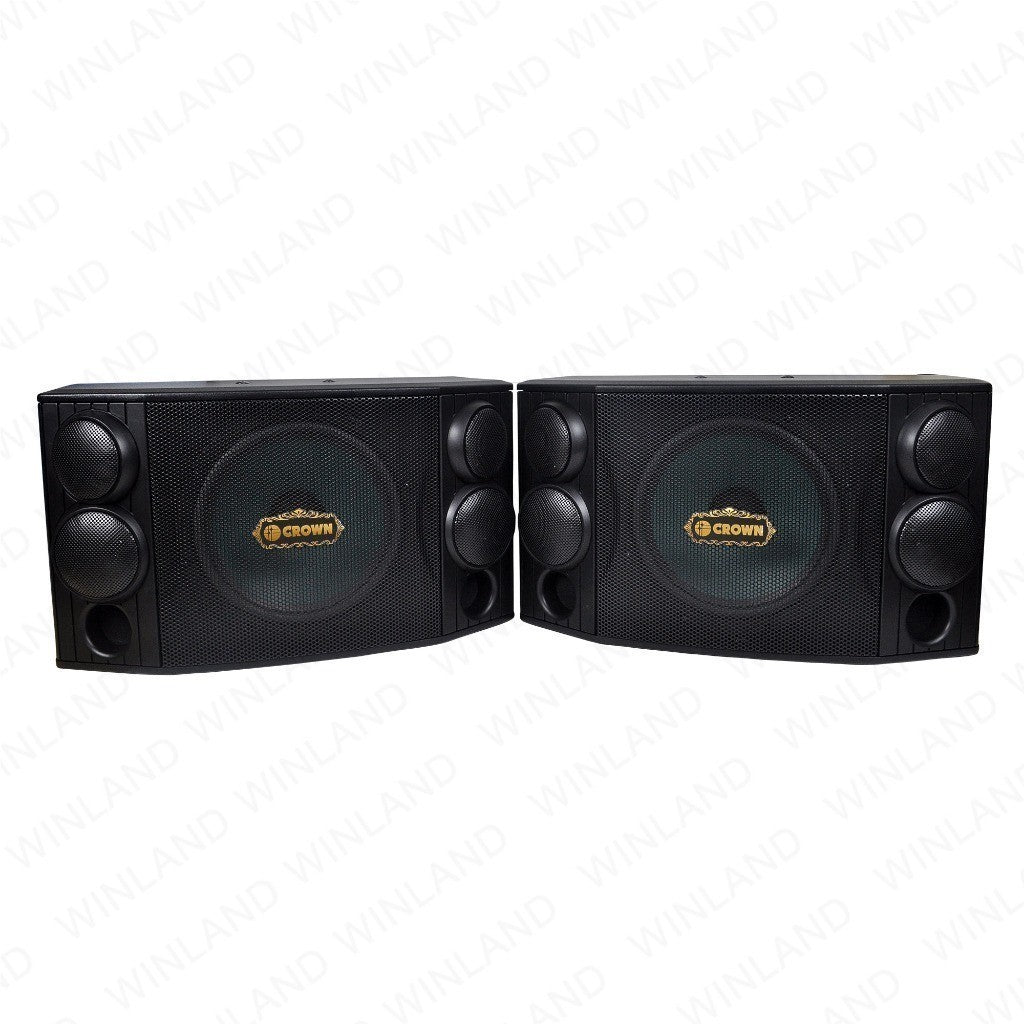 Crown 3 - Way Karaoke Speaker System 600 watts BF - 106 (2)pieces per order - Winland Depot