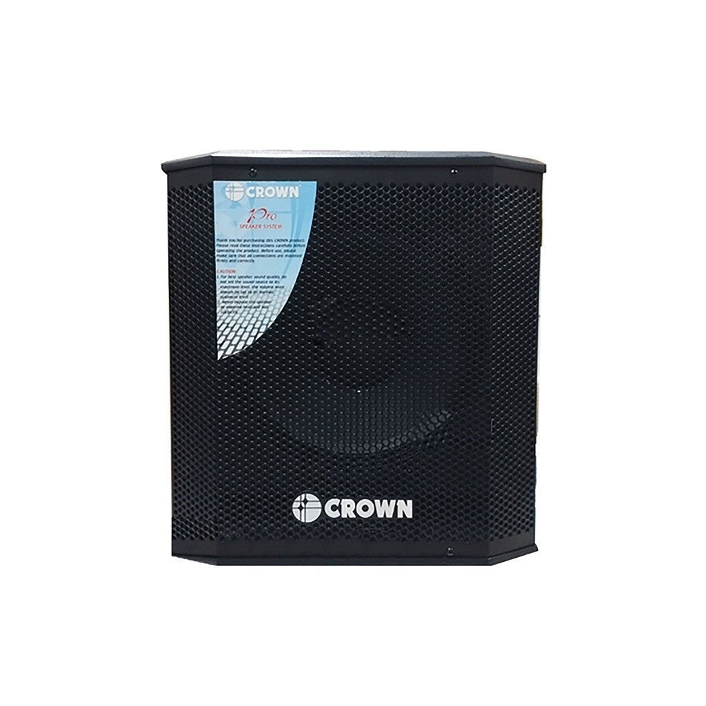 Crown 350W 12 Inches Active 1 - Way Subwoofer Karaoke Speaker BF - 12SA - Winland Depot