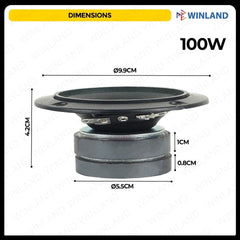 Crown 3inch 100W Tweeter for Karaoke Baffles 8 Ohms Double Magnet Tweeter CT - 310 (1)piece - Winland Depot