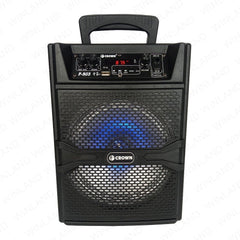 Crown 8 - Inch Full Range Rechargable Portable Mini Karaoke Speaker System P - 803 - Winland Depot