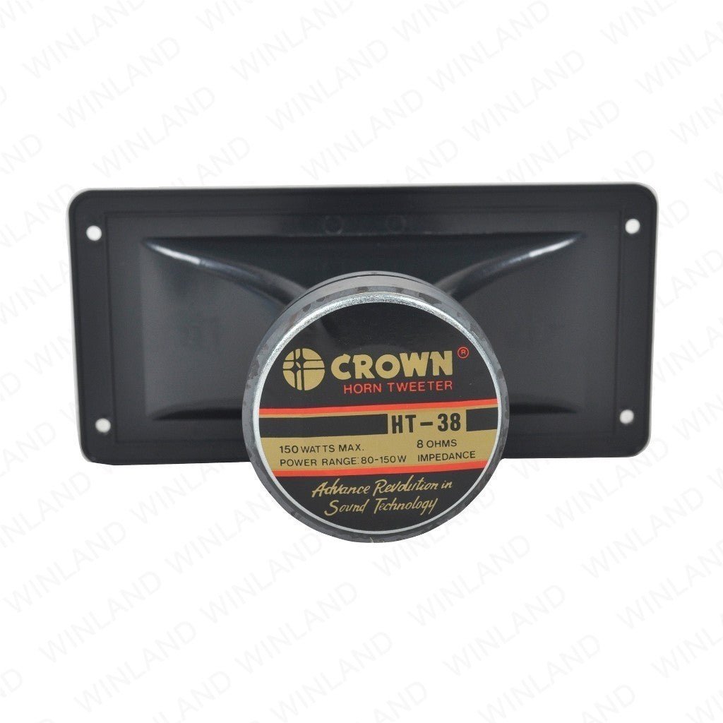 Crown 8 Ohms Horn Tweeter 150 watts HT - 38 (1)piece per order - Winland Depot