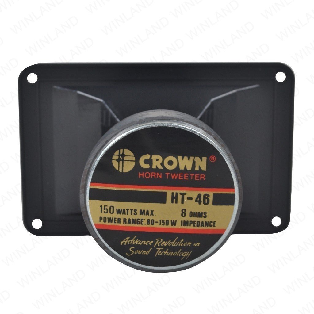 Crown 8 Ohms Horn Tweeter 4 x 6 150Watts Speaker HT - 46 (1)piece per order - Winland Depot