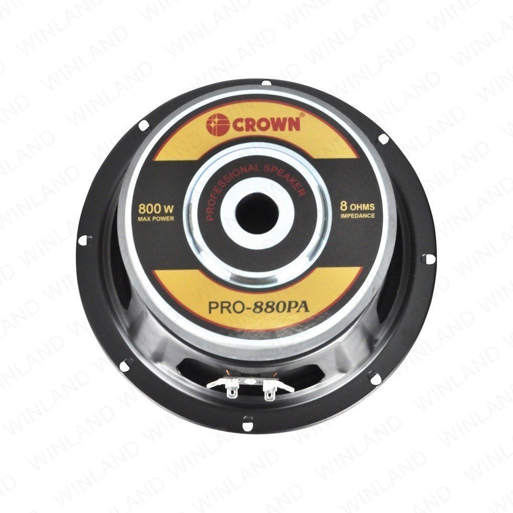 Crown 8inches Jack Hammer Professional Instrumental Speaker / 800watss / 8ohms PRO - 880 PA - Winland Depot