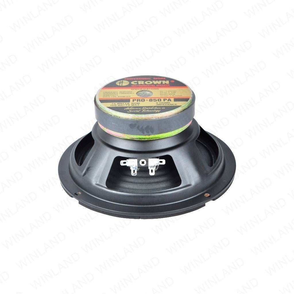 Crown 8inches Professional Round Woofer Speaker / 150watts / 8ohms PRO - 850 PA (1)piece - Winland Depot