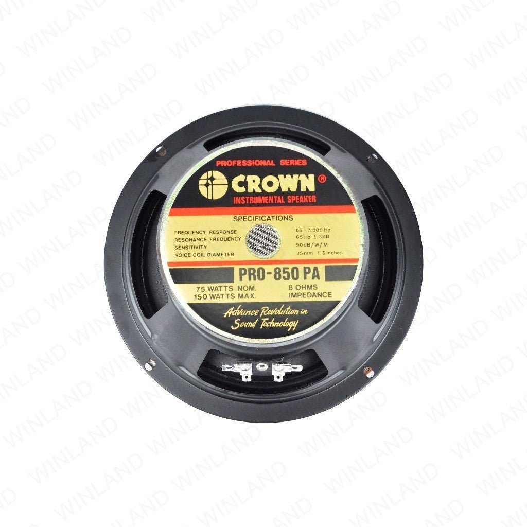 Crown 8inches Professional Round Woofer Speaker / 150watts / 8ohms PRO - 850 PA (1)piece - Winland Depot