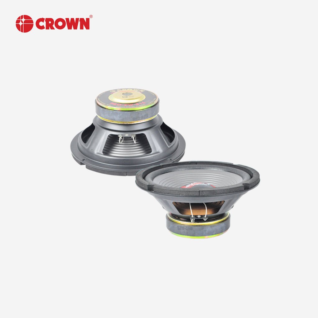 Crown 8inches Professional Round Woofer Speaker / 160watts / 8ohms PRO - PW - 816(RND) (1)pc - Winland Depot