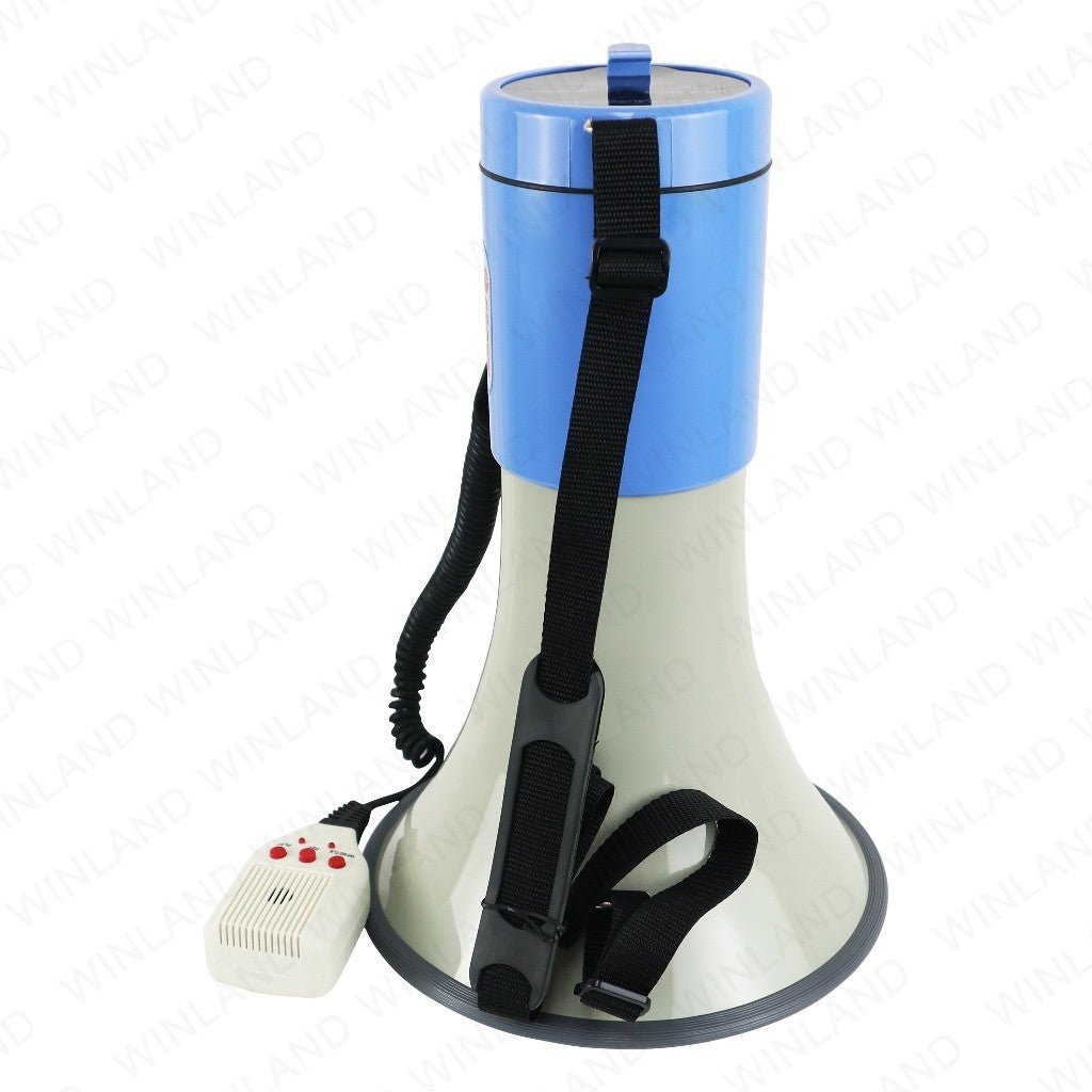 Crown Handy Rechargeable Megaphone with Siren, etc. w/ Bluetooth 30W USB/SD Port SR - 999UB - Winland Depot