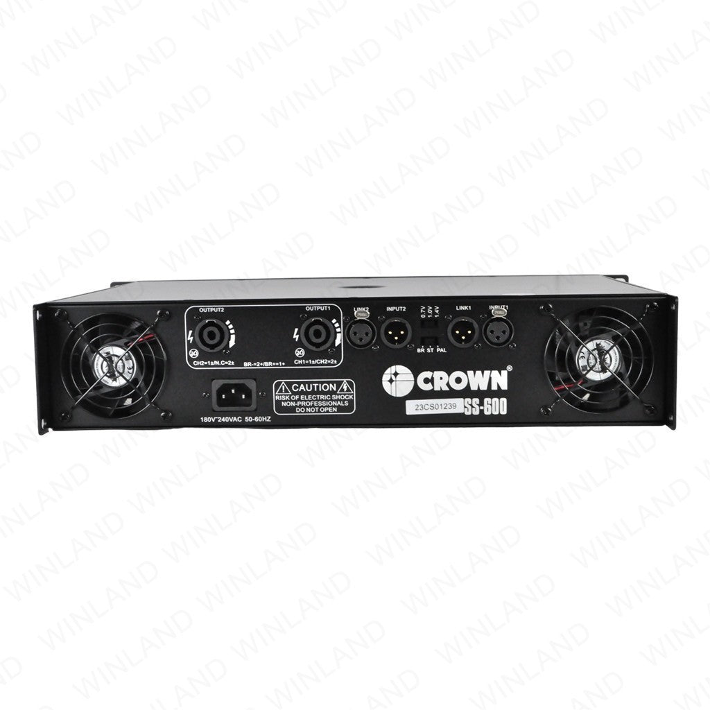 Crown Mixing Amplifier Supreme Series SS - 600 - Winland Depot