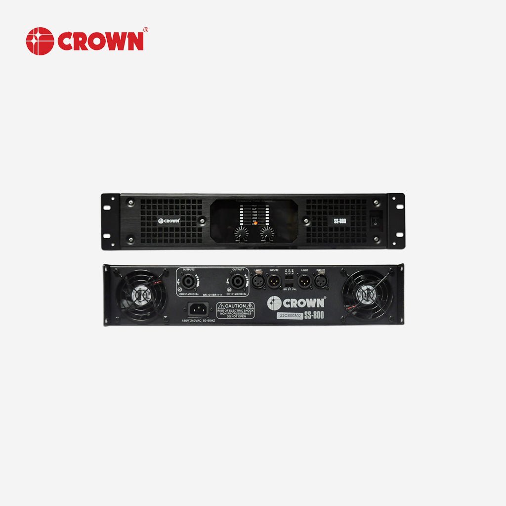 Crown Mixing Amplifier Supreme Series SS - 800 - Winland Depot