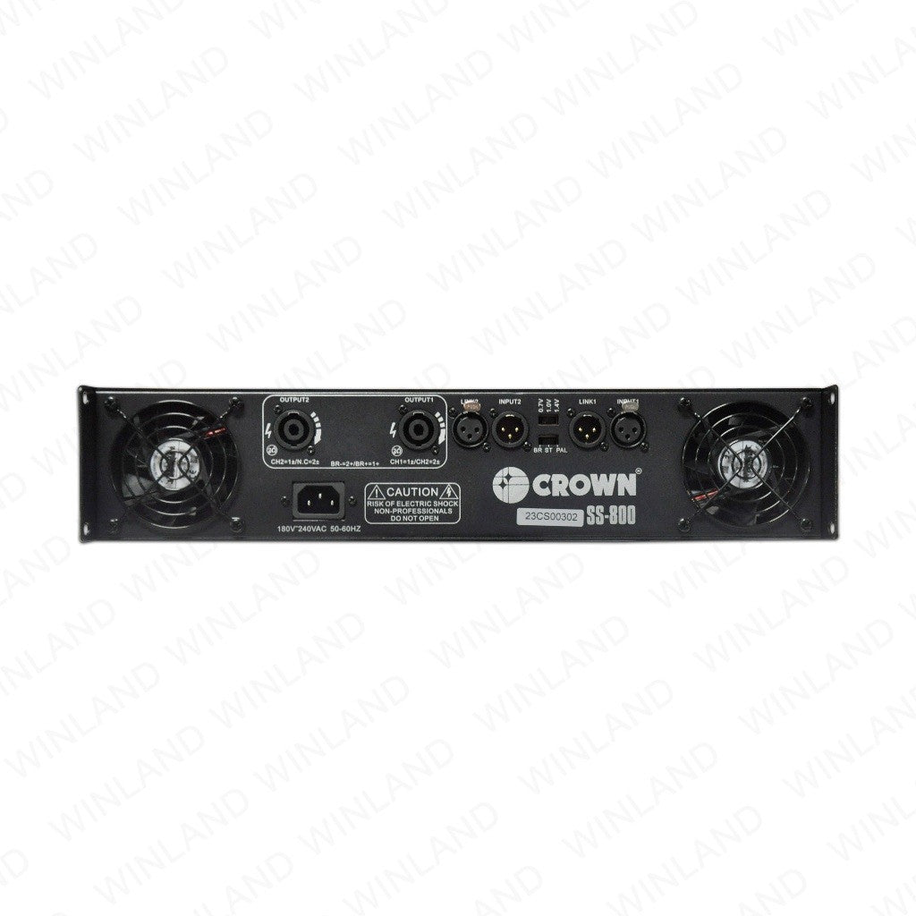 Crown Mixing Amplifier Supreme Series SS - 800 - Winland Depot