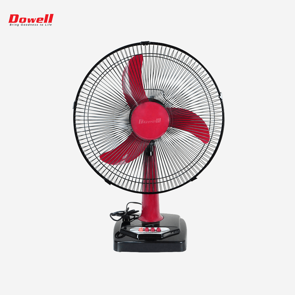 Dowell 16 Inch Desk Fan Ground Electric Fan TF2 - 116B(MAROON) - Winland Depot