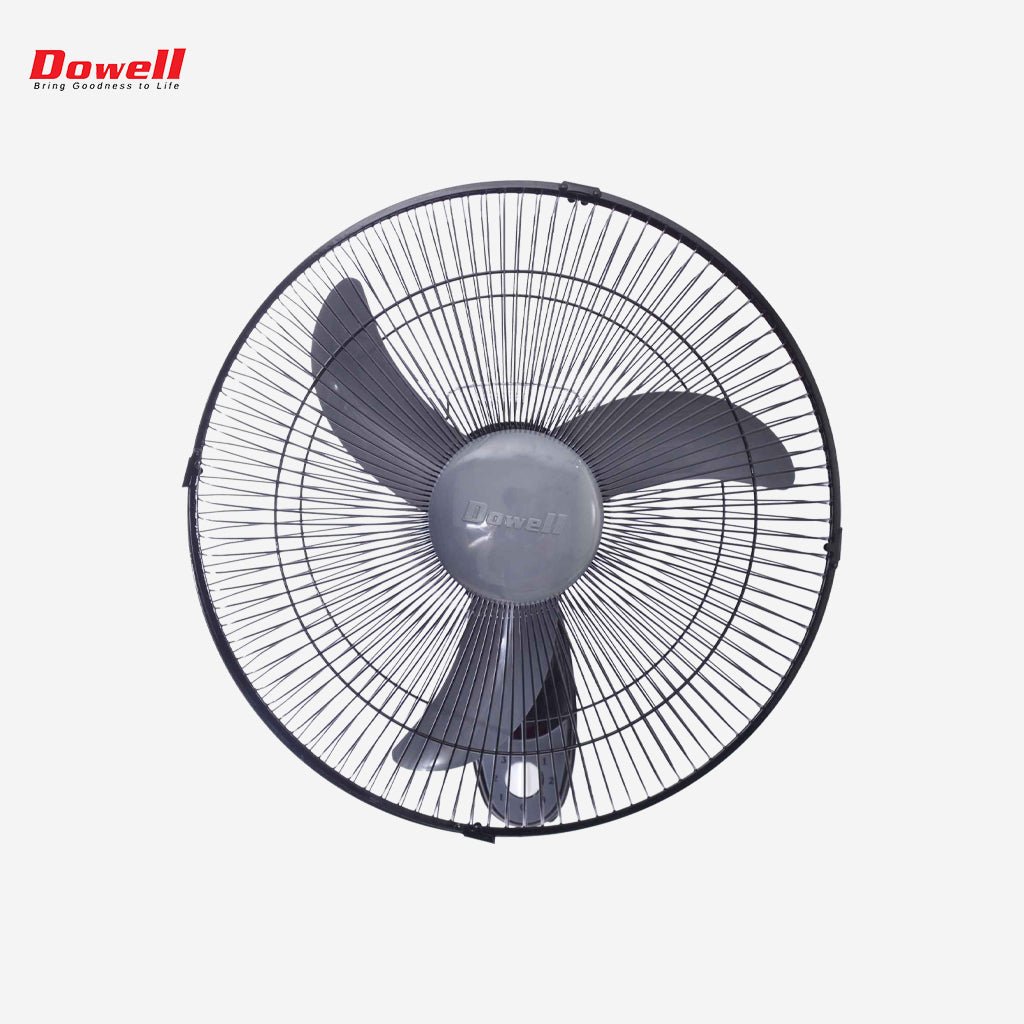 Dowell 16 inch Electric Wall Fan with 3 Speed Rotary and Pull String Switch Motion - Winland Depot